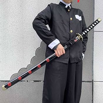 Amazon.co.jp: CClz 木製ナイフの剣兵器木製の剣手形カタナ